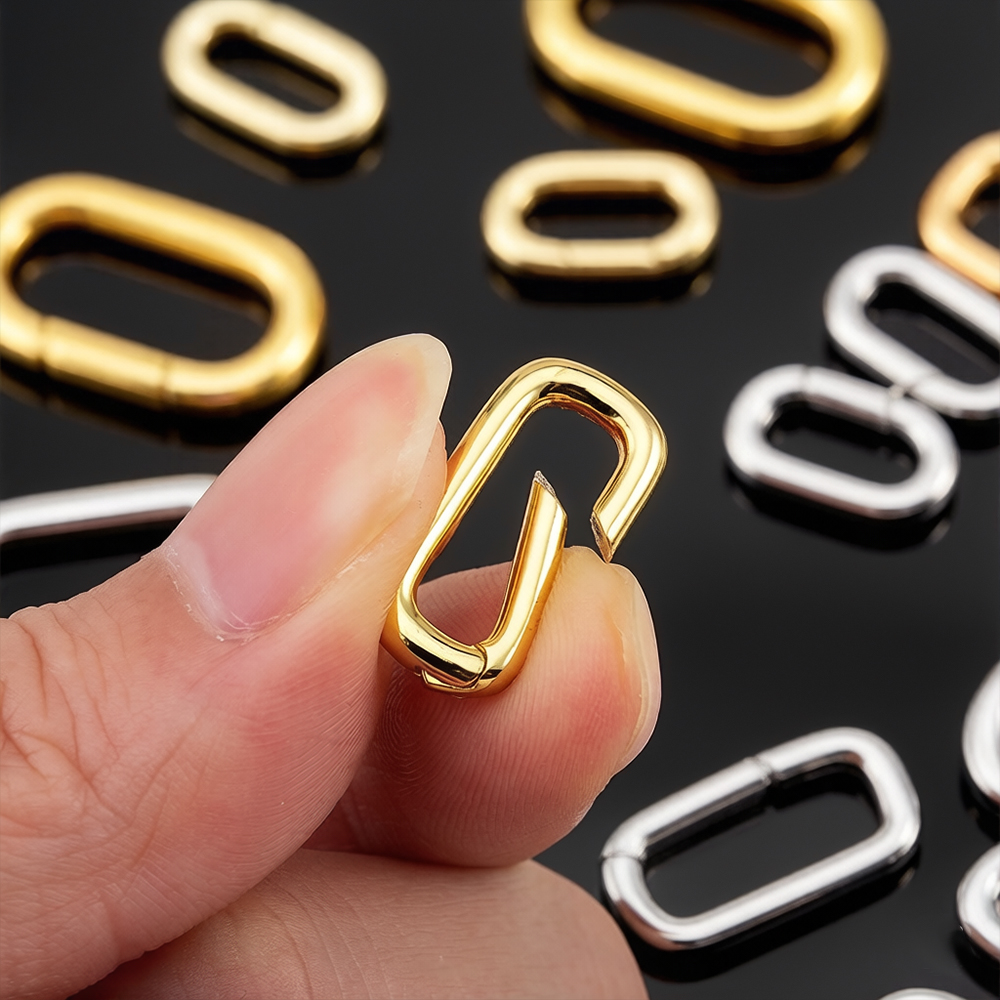 2pcs 18K Gold Plated Filled Ov - Jewelry Making With Beads ulasan dan harga