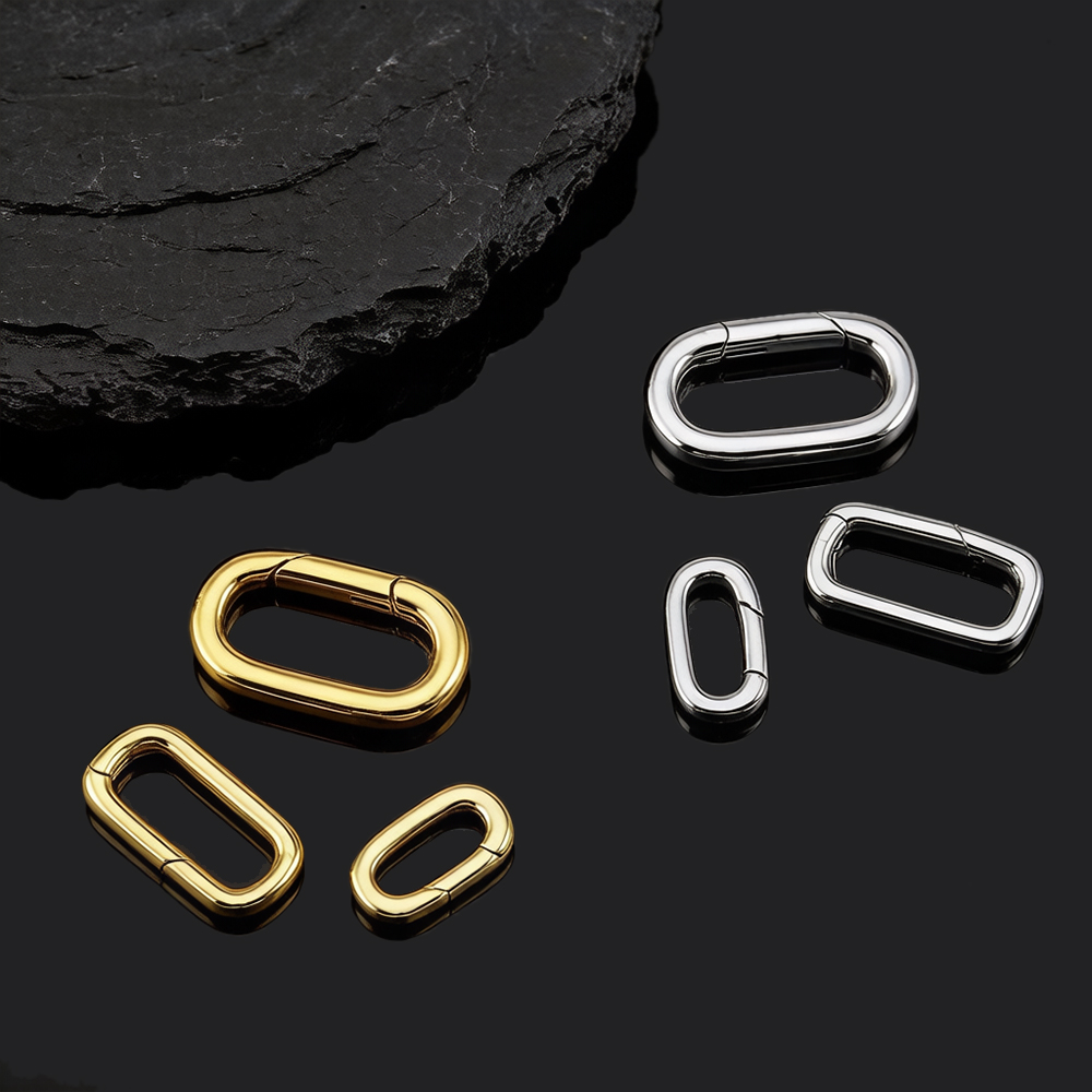 2pcs 18K Gold Plated Filled Ov - Jewelry Making With Beads ulasan dan harga