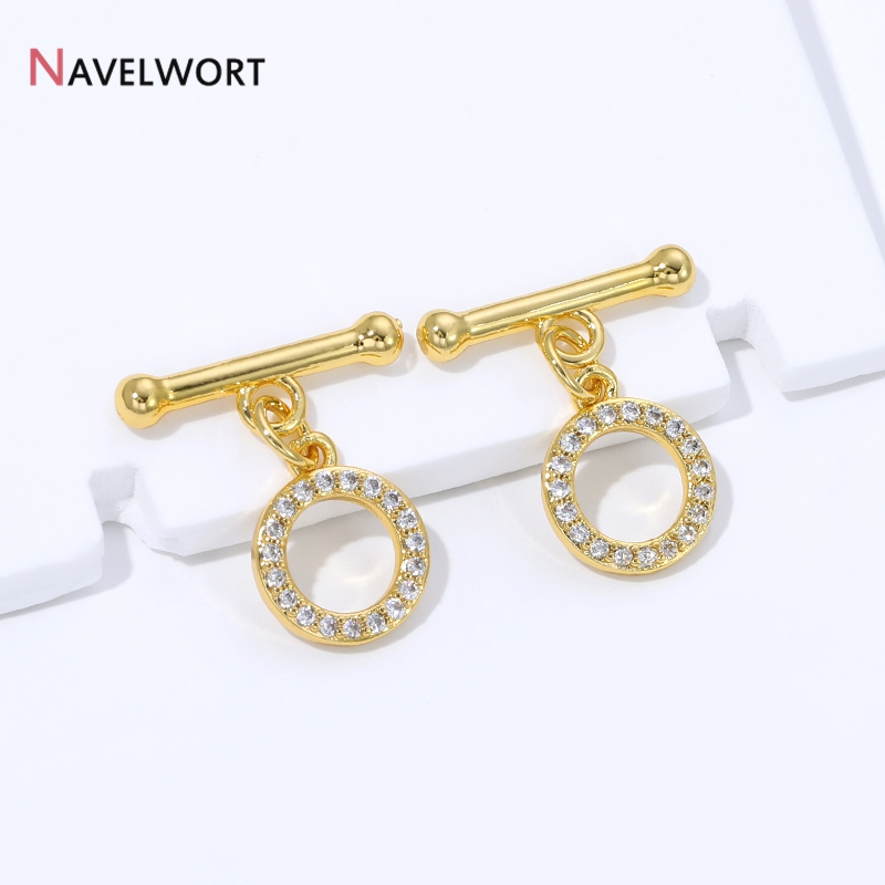 18K Gold Plated Brass Inlaid Z - Jewelry Making Designs ulasan dan harga