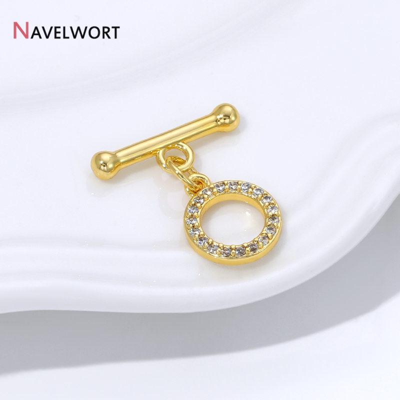 18K Gold Plated Brass Inlaid Z - Jewelry Making Designs ulasan dan harga
