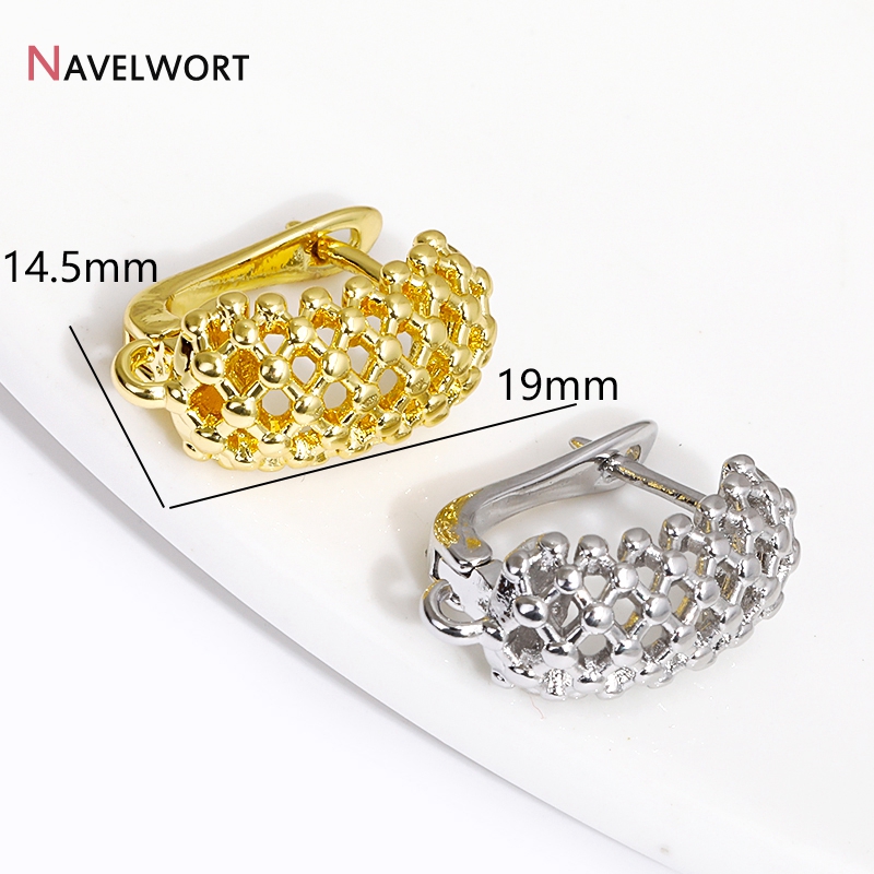 18K Gold Plated Brass  Hollow  - Jewelry Making Brass ulasan dan harga
