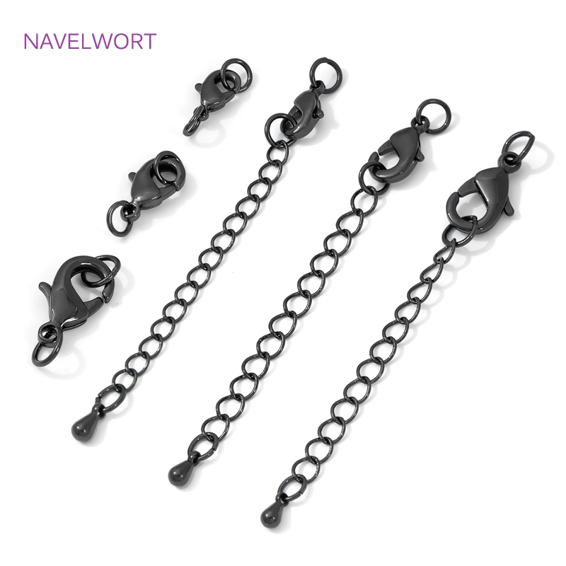 Black Color Brass Lobster Clas - Jewelry Making Designs ulasan dan harga