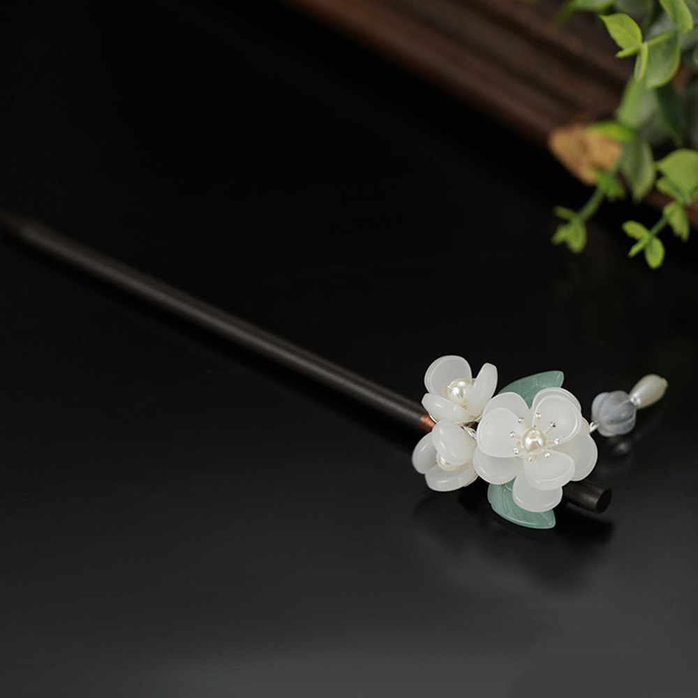 Retro Flower Hairpin With Pear - Jewelry Making With Beads ulasan dan harga