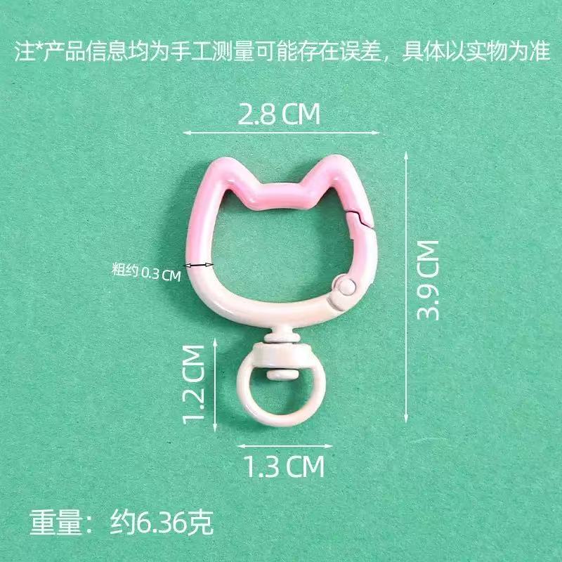 5-10PCS Gradient Cute Cat Clas - Jewelry Making Designs ulasan dan harga